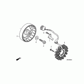 Схема вузла: Генератор для Honda CB600F Hornet