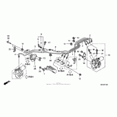 Схема вузла: Proportioning control valve (st1300a) для Honda ST1300 Pan-European