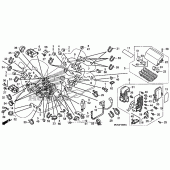 Схема узла: Электрооборудование для Honda GL1800 Gold Wing