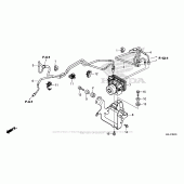 Схема вузла: Abs Modulator для Honda NC700