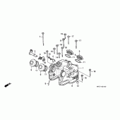 Схема вузла: Клапанна кришка для Honda XR600