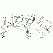 Схема вузла: Акумулятор для Honda CB600F Hornet