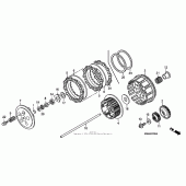 Схема вузла: Зчеплення для Honda CRF250 CRF250R