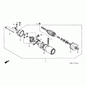 Схема узла: Стартер электрический для Honda CBR900RR CBR919RR Fireblade