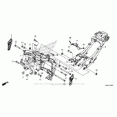 Схема вузла: Рама для Honda CBR500 CBR500R