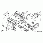 Схема вузла: Повітряний фільтр для Honda CB900 919