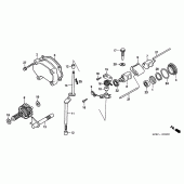 Схема узла: Клапан выхлопа для Honda CR250