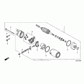 Схема вузла: Стартер електричний для Honda RVT1000R RVT RC51