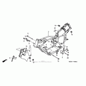 Схема вузла: Рама для Honda VT600 Shadow VLX Deluxe