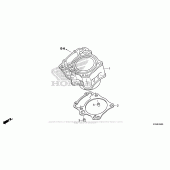 Схема вузла: Cylinder для Honda CBR300R