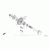 Схема вузла: Balancer для Honda CRF250 CRF250X