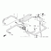 Схема вузла: Air injection control + valve для Honda RVT1000R RVT RC51