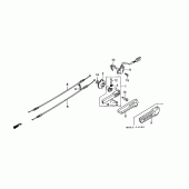 Схема узла: Reverse bar/reverse cable для Honda GL1500 Gold Wing Special Edition