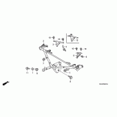 Схема вузла: Cowl stay (GL18006 / 7/8) для Honda GL1800 Gold Wing