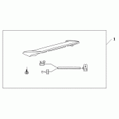 Схема вузла: Rear spoiler honterey blue metallic для Honda GL1800 Gold Wing