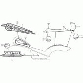 Схема вузла: Mark 97-98 для Honda VT600 Shadow VLX