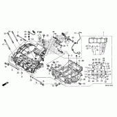 Схема вузла: Картер двигуна для Honda CBR1000 CBR1000RR (ABS) Fireblade