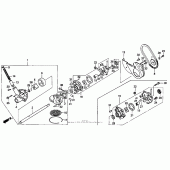 Схема узла: Масляный насос для Honda GL1500 Gold Wing Aspencade