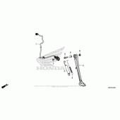 Схема вузла: Бічна підніжка для Honda CRF1000 Africa Twin