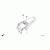 Схема вузла: Заднє крило для Honda CRF230 CRF230F