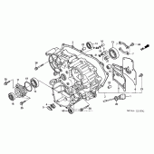 Схема узла: Rear case для Honda GL1800 Gold Wing