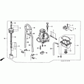 Схема узла: Карбюратор для Honda CR250