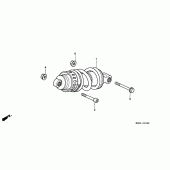 Схема вузла: Задня підвіска для Honda VT600 Shadow VLX