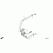Схема вузла: Air injection valve для Honda FJS400 Silver Wing
