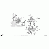 Схема вузла: Inlet Manifold для Honda VT750 Shadow Aero