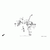 Схема узла: Подставка для Honda CBR600 CBR600RR