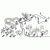 Схема узла: Электрооборудование для Honda GL1500 Valkyrie Interstate