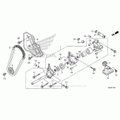 Схема вузла: Масляний насос для Honda GL1800 Gold Wing Valkyrie