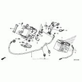 Схема узла: Аккумулятор для Honda VT1300 Sabre