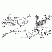 Схема вузла: Котушка запалювання + ecu для Honda VT1300 Sabre