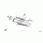 Схема вузла: Ланцюг ГРМ & Натяжник & Заспокоювач для Honda NC700