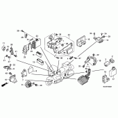 Схема узла: Блок управления (GL18007/8) (AIRBAG) для Honda GL1800 Gold Wing