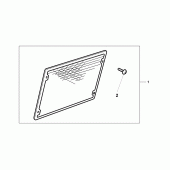 Схема вузла: Chrome radiator scre для Honda GL1500 F6C