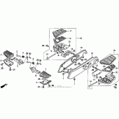 Схема узла: A step для Honda GL1500 Gold Wing Aspencade