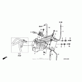 Схема вузла: Evap canister для Honda ST1300 Pan-European
