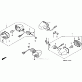 Схема вузла: Turn signal ( `02-`05) для Honda CB900 919