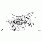 Схема вузла: Електрообладнання для Honda CBR500 CBR500R