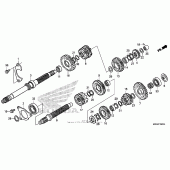 Схема узла: Трансмиссия для Honda GL1800 Gold Wing F6B Bagger