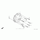 Схема узла: Крышка генератора для Honda CBR600 CBR600RR