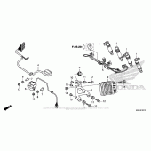 Схема вузла: Електрообладнання для Honda CBR600