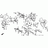 Схема вузла: Cowling comp для Honda XL650 Transalp