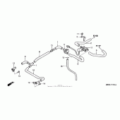 Схема узла: Solenoid valve (`99-`00) (a) для Honda CBR600 CBR600F4