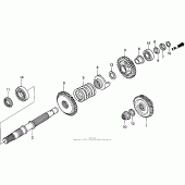 Схема узла: Final shaft для Honda GL1500 Valkyrie Interstate