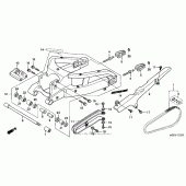 Схема узла: Swingarm ( 03- 04) для Honda CBR600 CBR600RR