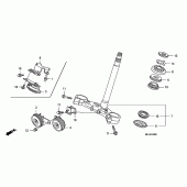 Схема вузла: Рульова траверса для Honda CB1300 Super Bol D'Or