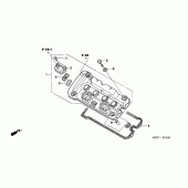 Схема вузла: Клапанна кришка (CBF600S6 / SA6 / N6 / NA6) для Honda CBF600